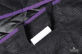Fialová Tarvose kvalitní  ochranná deka do auta pro psy - fialovo/černá