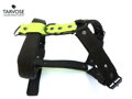 Black/Lime Tarvose postroj 3 cm šíře - černá/zelená, SKLADEM
