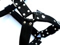 Black Tarvose postroj 4 cm šíře - černé, nerez, obvod hrudníku do 80 cm, SKLADEM