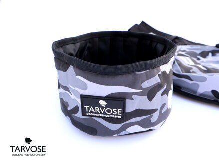 Tarvose cestovní miska ARMY GRAY (black)