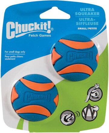 Míček Ultra Squeaker Ball Small 5 cm - 2 na kartě