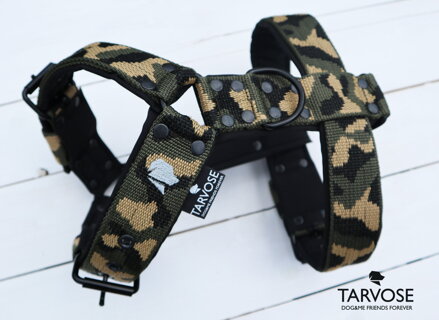 Army Tarvose postroj 4 cm šíře, NEREZ, obvod hrudi do 82 - maskáč, SKLADEM