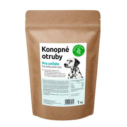 Konopné otruby 1 kg