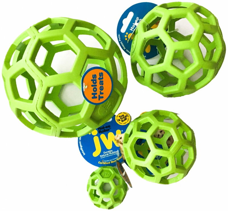 JW Hol-EE Děrovaný míč Jumbo - zelený