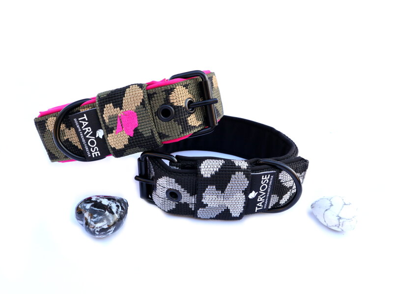 Army girl obojek Tarvose - maskáč, 4cm, krk 46 - 53, d. 60, SKLADEM (podšitý růžový softshellem) Army girl obojek Tarvose - maskáč, 4cm, krk 46 - 53, d. 60, SKLADEM (podšitý růžový softshellem)
