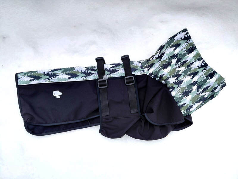 Zimní obleček Tarvose - černý/les vel. M skladem pes